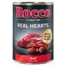 5 + 1 gratis! 6 x 400 g Rocco Trio di Carne/Real Hearts Umido 6 x 400g Real Hearts Rind