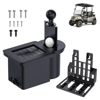 Golf Cart Accessories Golf Club & Balls Washer Cleaner & bracket for Club Car Precedent/Tempo/Onword