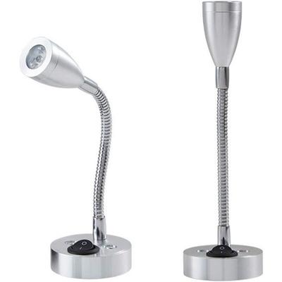 2 Stück 12 V LED-Spot-Licht, Nachttisch-Wand-Leselicht, verstellbarer Schalter, Wohnmobil, Image