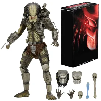 NECA Figure Jungle Hunter Predator Action Figure Alien Collectible Model Toys Fugitive Predator Clan