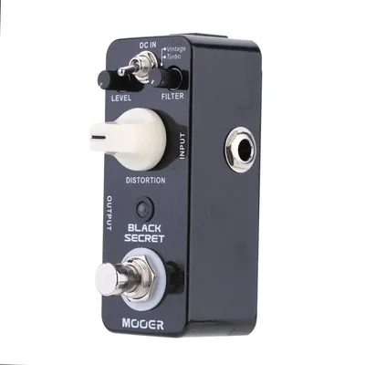 Mooer Black Secret Micro Mini Distortion Electric Guitar Effect Pedal True Bypass