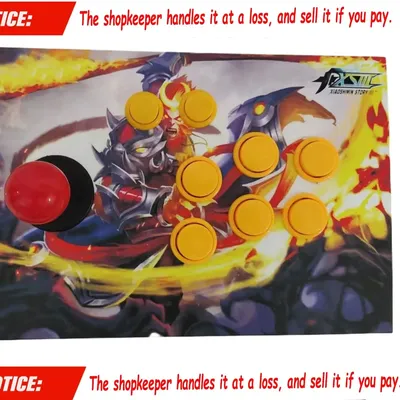 1.Arcade USB No Lag 97 98 Street Fighter Computer Mobile Game Joystick Controller Send Accessories