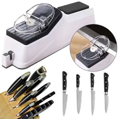 Electric Knife Sharpener Professional Knife Sharpener Adjustable Cutter Scissors Grinder for Quick