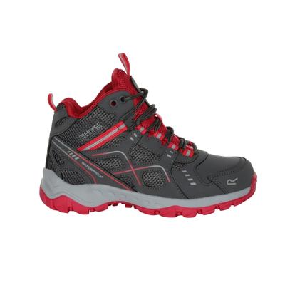 Regatta - Kinder Wanderstiefel "Vendeavour" (Granitgrau/Pinker Trank) Image