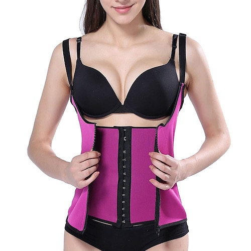 Da donna Dimagrante Perdita di peso Bruciagrassi addominale Canotta in neoprene Corsetto d'allenamento Gilet snellente da allenamento a maglia calda Per Allenamento in Palestra Esercizio Fitness