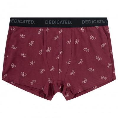 DEDICATED - Boxer Briefs Kalix Bike Pattern - Alltagsunterwäsche Gr XL rot Image