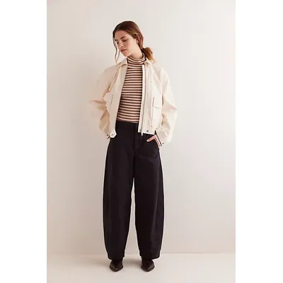 We The Free Rylee Chino Trousers at Free People in Black, Size: US 8