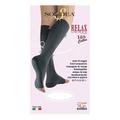 Relax Unisex 140 Gambaletto Cotton Punta Aperta Nero 2 M