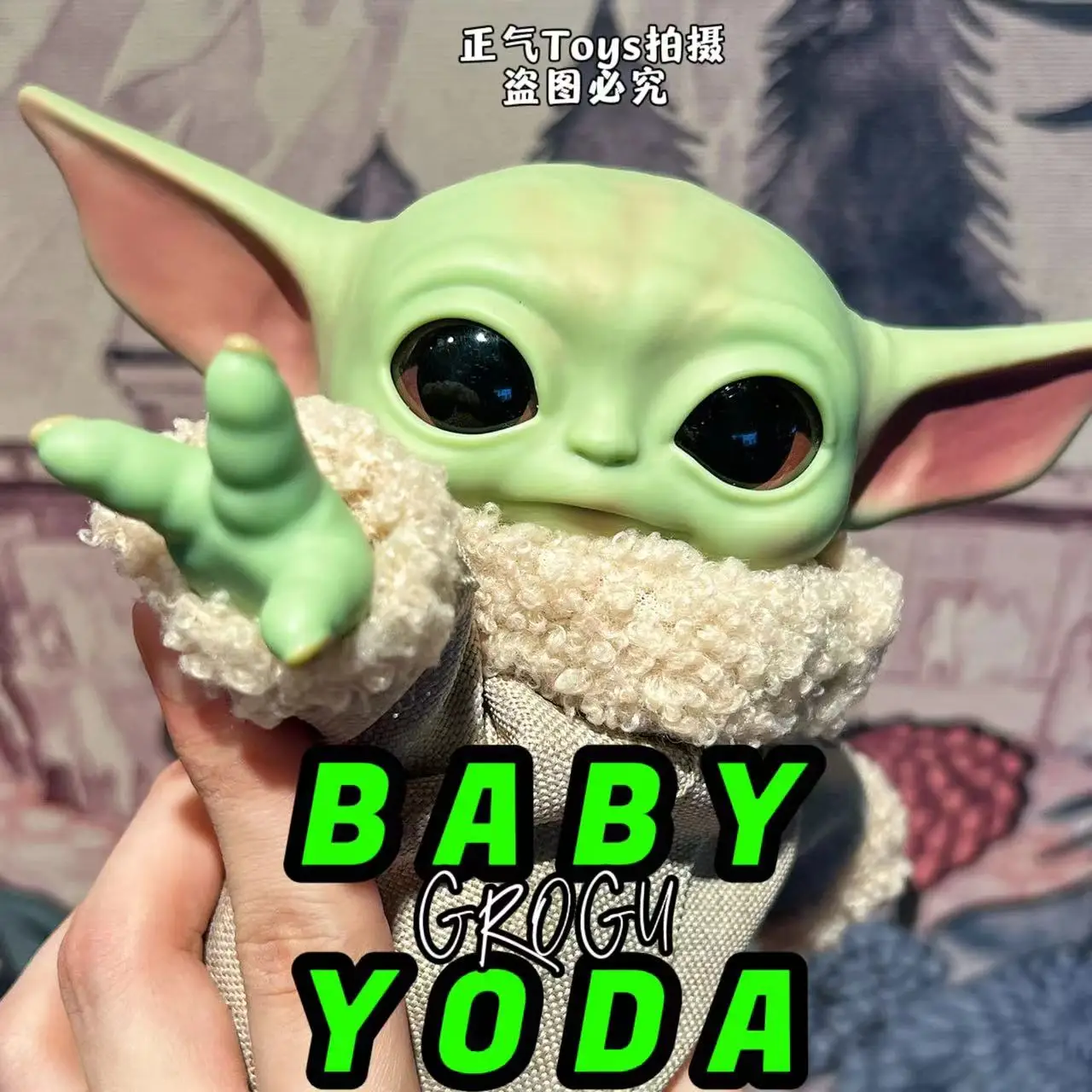 17CM Star Wars Baby Yoda Dolls The Mandalorian Kawaii Grogu Action Figure Giocattoli Cute Boys Toy Gift