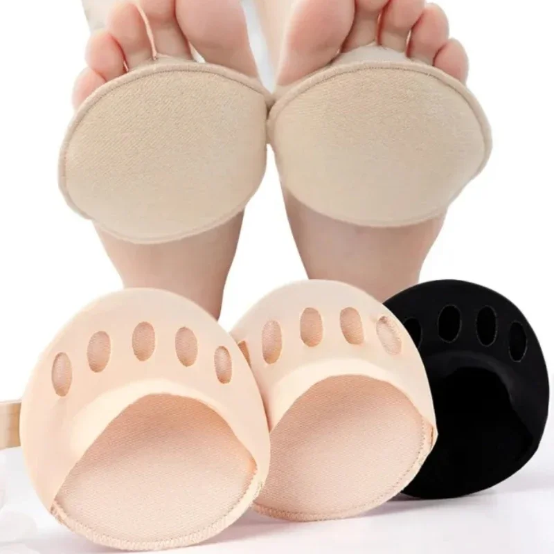 2/4/6Pcs Fünf Zehen Vorfuß Pads für Frauen High Heels Halbe Einlegesohlen Fuß Schmerzen Pflege absorbiert Schock Socken Zehen Pad Massieren Zehen Pad Image