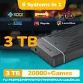 HDD da gioco portatile da 3 TB Hyperspin/LaunchBox/Retrobat/Playnite Console di gioco retrò con 20000 giochi per PS3/PS2/PS1/PSP/Switch/Wii