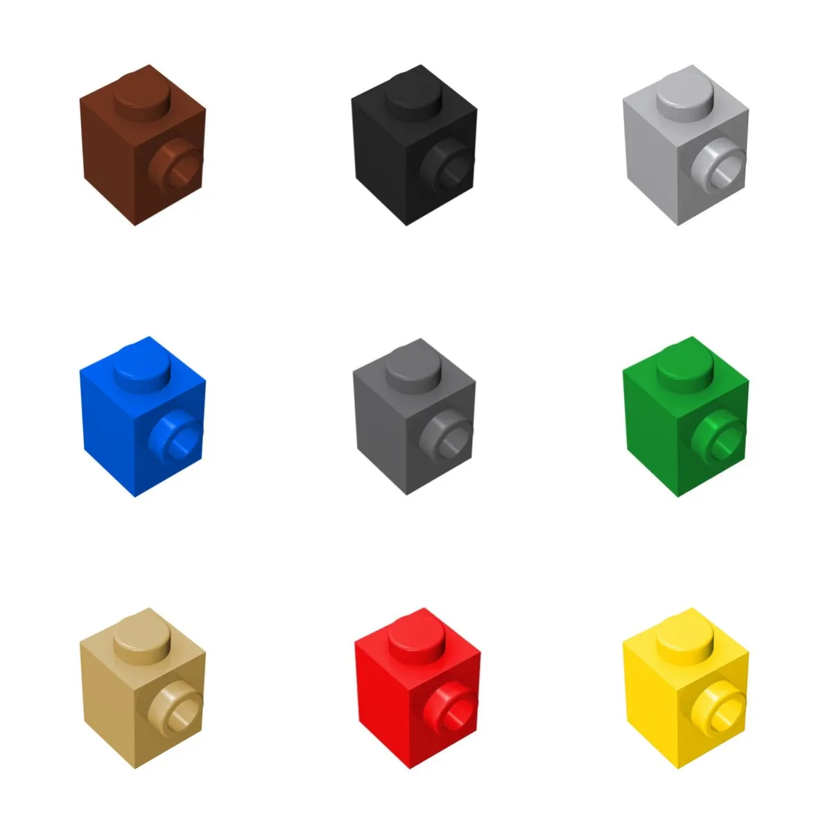 300 stücke montiert Partikel 1x1 für Bausteine DIY Brick Moc Bildungs teile High-Tech-Ersatz spielzeug für Kinder Image