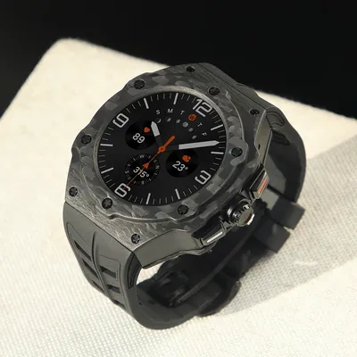 Kohlefaser-Gehäuse-Modifikationskit für Samsung Galaxy Watch 7 Ultra 47 mm, luxuriöses Gehäuse, Image