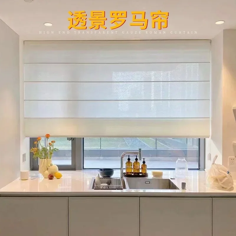 Motorisierte Rollo-Elektrotöne, TUYA WIFI, Zigbee Smart Alexa, Google-kompatibel, Alice, durchscheinend, faltbar und hebend