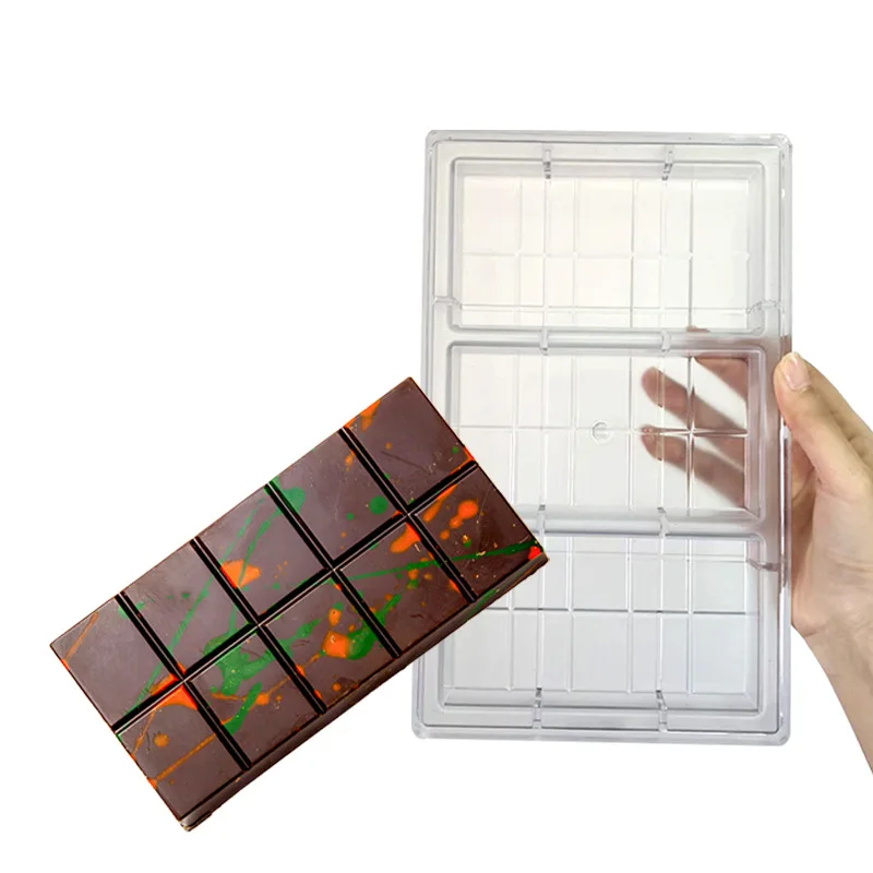 Dubai Schokoladenform Süßigkeiten Schokolade Bar Formen Acryl Bonbons Süßwaren Küche Backen Gebäck Utensilien Werkzeuge Image