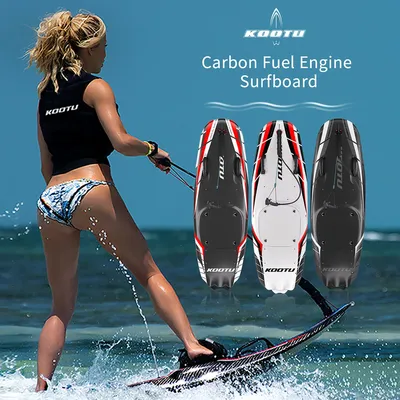 KOOTU Fuel Surfboard Summer Jet Surfboards Lightweight Carbon Fiber Surfboards with 109cc Engine Electric Surfboards