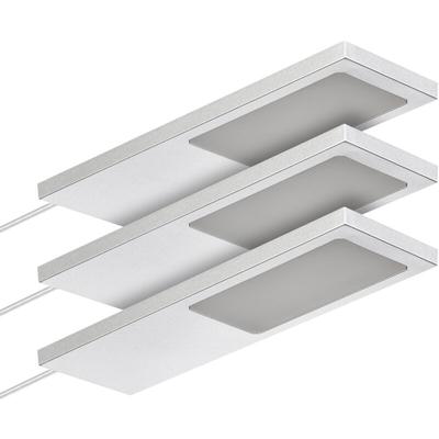 SOTECH LED-Möbelleuchte GIULIA II ohne Sensor silbergrau, 2700K warmweiß inkl. Trafo & Verteiler, Image