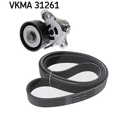 Skf Keilrippenriemensatz [Hersteller-Nr. VKMA31261] für Audi, Seat, Skoda, VW Image