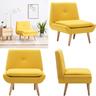 Fauteuil sans accoudoirs Jaune Tissu - fauteuil sans accoudoirs - fauteuils sans accoudoirs - Home