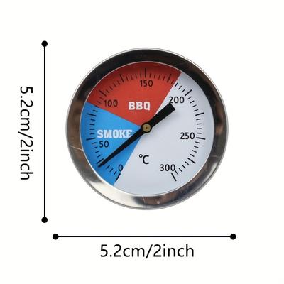 TEMU 50mm Oven Temperature Gauge, 0-300 ° C, 65mm Probe Length, Suitable For Outdoor Ovens, Kitchen Ovens, Domestic Ovens Image
