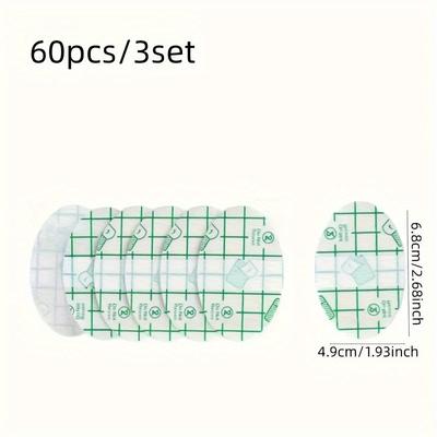 TEMU 60pcs/3set Waterproof Ear Stickers/ear Protection Patches For Swimming Showering Bathing Hair Wash Shower Waterproof Ear Stickers Image