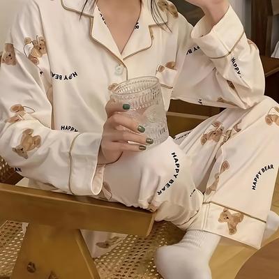 TEMU Women's Autumn And Cartoon Pajama Set Image
