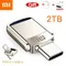 XIAOMI-Disque U en métal 2 To, OTG, 1024 Go, 128 Go, Clé USB 3.1, 512 Go, Clé USB 1 To, Clé USB,