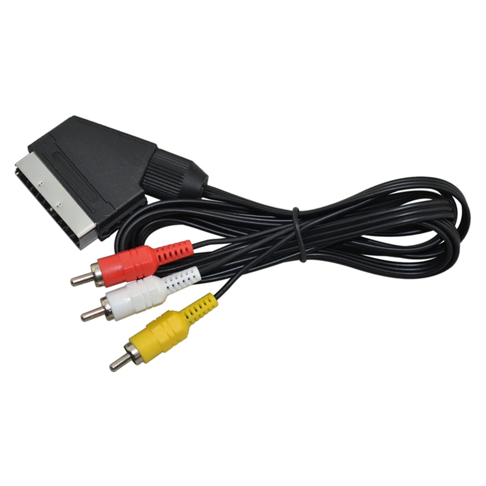 Câble péritel vers 3 RCA AV TV vidéo pour Console NES contrôleur de jeu accessoires de jeu