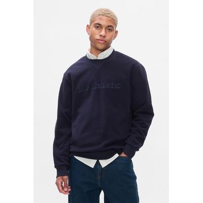 Gap Mens Blue Athletic Logo Sweatshirt - Blue