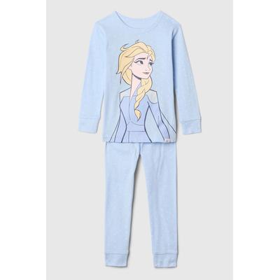 Gap Girls Blue Elsa Disney Princess Brushed Cotton Pyjamas (12mths-5yrs) - Blue Elsa