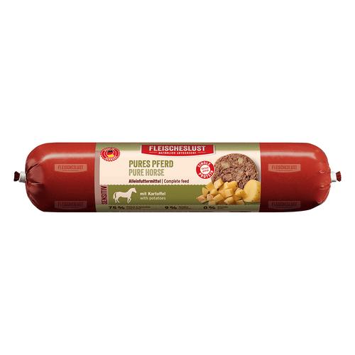 6x800g Pures Pferd mit Kartoffel Fleischeslust Lunch Box Nassfutter für Hunde