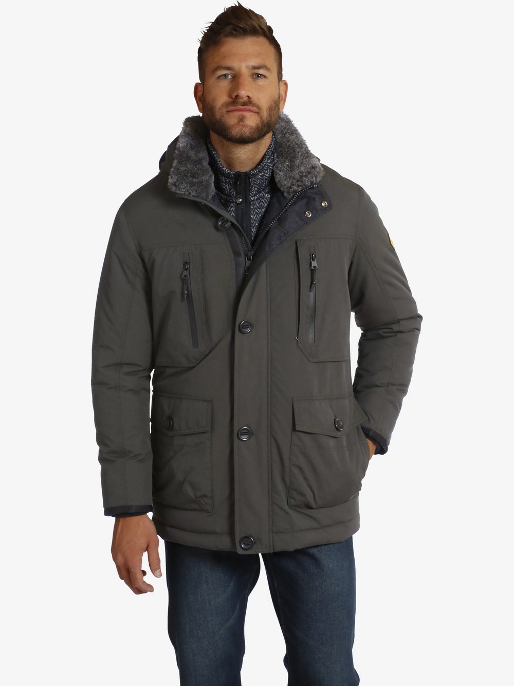 Jan Vanderstorm Funktionsjacke Herren oliv, 66 Image