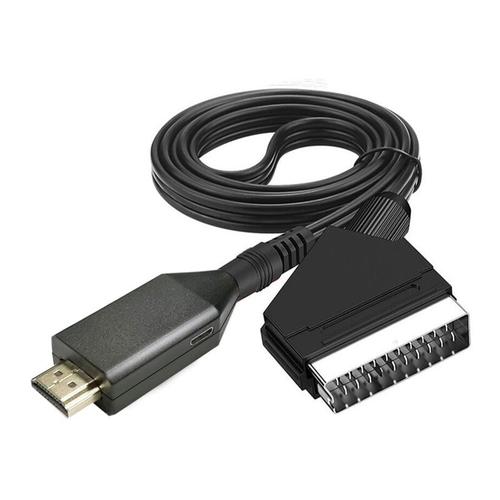 SCART-zu-HDMI-Kabel – SCART-zu-HDMI-Adapter – All-in-One-SCART-zu-HDMI-Audio-Video-Konverter