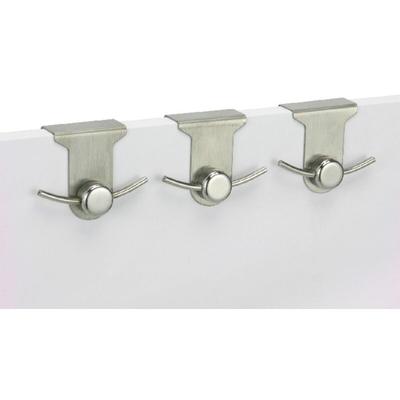 Haushalt - Edelstahl Doppelhaken 3er-Set Türgarderobe Türhaken Handtuchhaken Garderobe Image