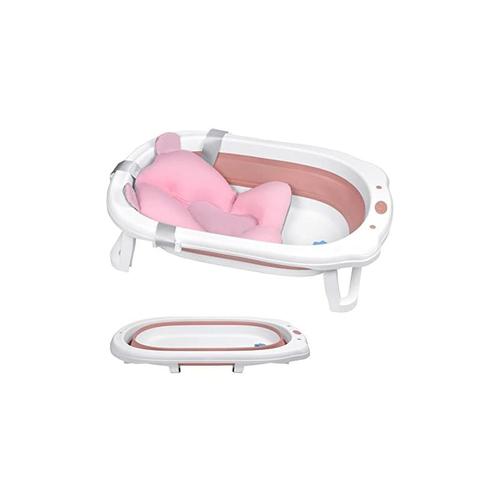 0-8 Jahre Alt Babywanne Faltbare Babybadewanne Badewanne Baby mit Babywannenmatte Babybadenetz,