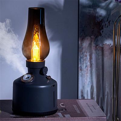 Lamp Air Humidifier Ambience Lamp Mute Retro Humidifier USB Small Fragrance Diffuser with Light for Home Office