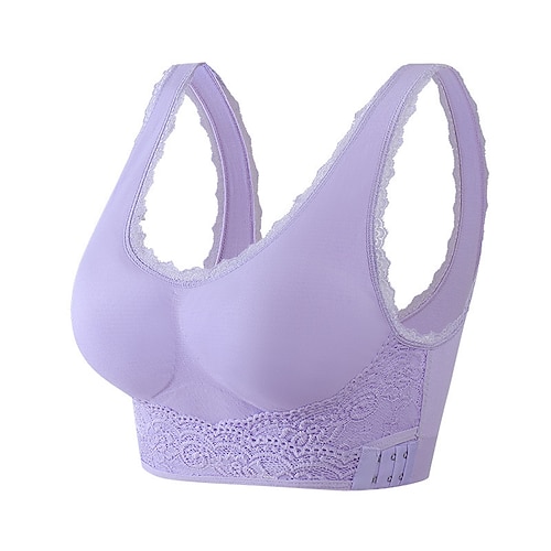 Damen Mittlere Unterstützung Sport Bustier bh Sport-BH Bustier Rückenfrei mit am Rücken überkreuzten Trägern BH-Oberteil Gefüttert Fitness Freizeit Sport Laufen Atmungsaktiv Leichtgewichtig Weich Image