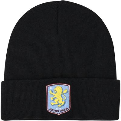 Aston Villa Core Cuff Beanie-Mütze – Schwarz – Kinder Image
