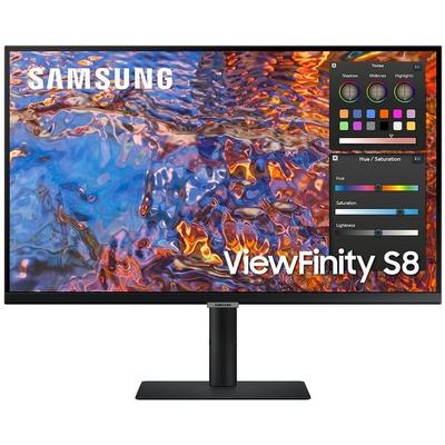 Samsung Monitor »ViewFinity S8 S27B800PXP« 68,58 cm / 27 '' schwarz, 61.55x55.19x19.44 cm