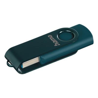 Hama USB-Stick »Rotate« 64 GB blau, 6.6x1.8x0.8 cm