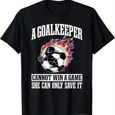 TEMU Goalie Goalkeeper Sport Team T-shirt