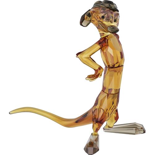 Dekofigur SWAROVSKI ""Kristallfigur Sammelfigur The Lion King Timon, 5680916"", braun (braun, schwarz), Dekofiguren, B/H/T: 3,5cm x 5,76cm x 5,04cm, Timon, Swarovski Kristall, Swarovski Kristall, B:3,5cm H:5,76cm T:5,04cm