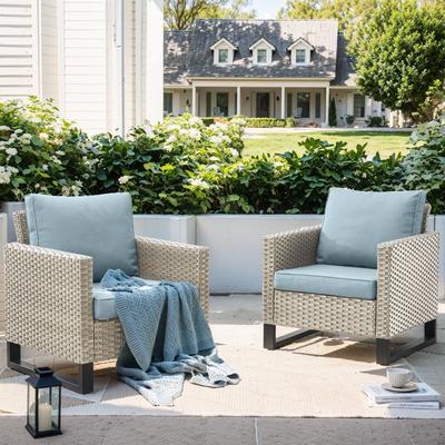 Patio Chairs Wicker Patio Dining Chairs Set of 2