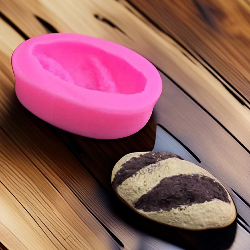 1 Stück, französische Stick form, aromatische Kieselgel-Schokoladen dekoration, gezuckerte Brots ch eiben form, Butterriegel-Back kuchen form Image