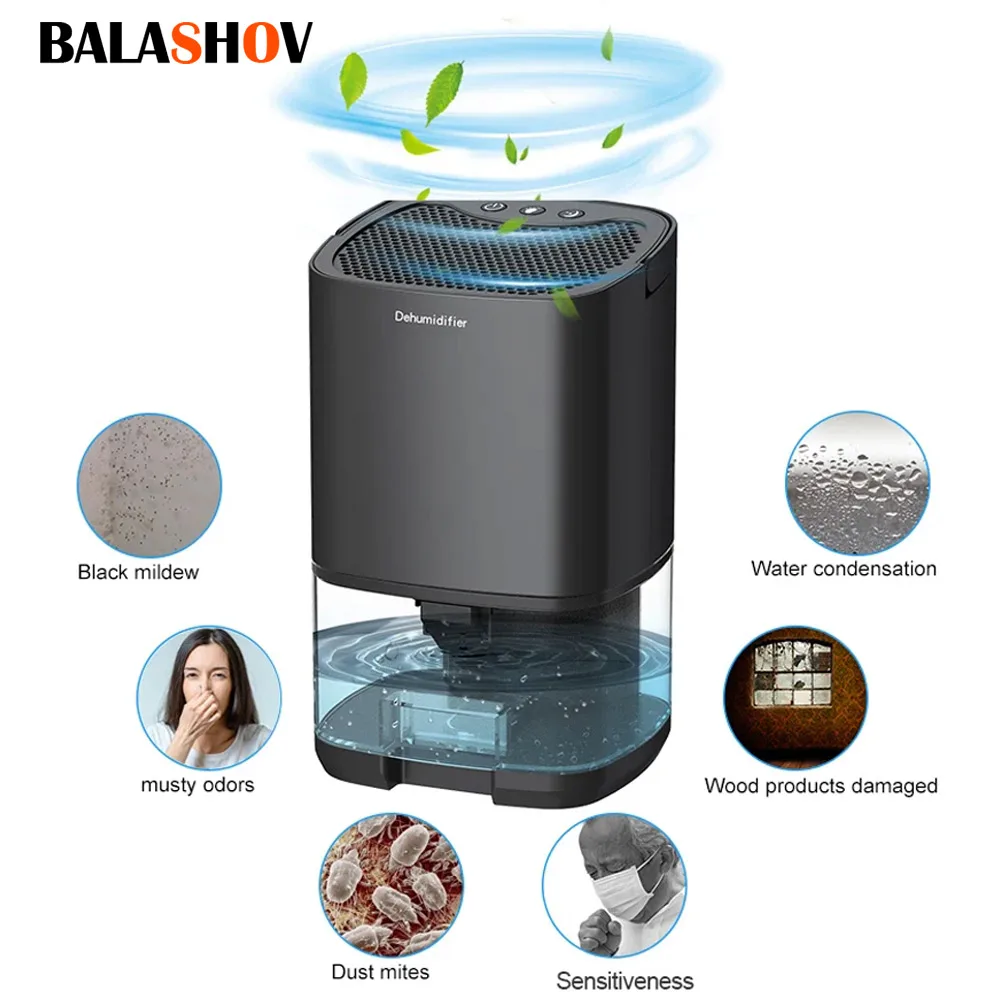 1000ML Luftentfeuchter Stumm Feuchtigkeit Luftfilter für Home Zimmer Büro Küche Feuchtigkeit Absorber Maschine Anti Feuchtigkeit Luft Trockner Image