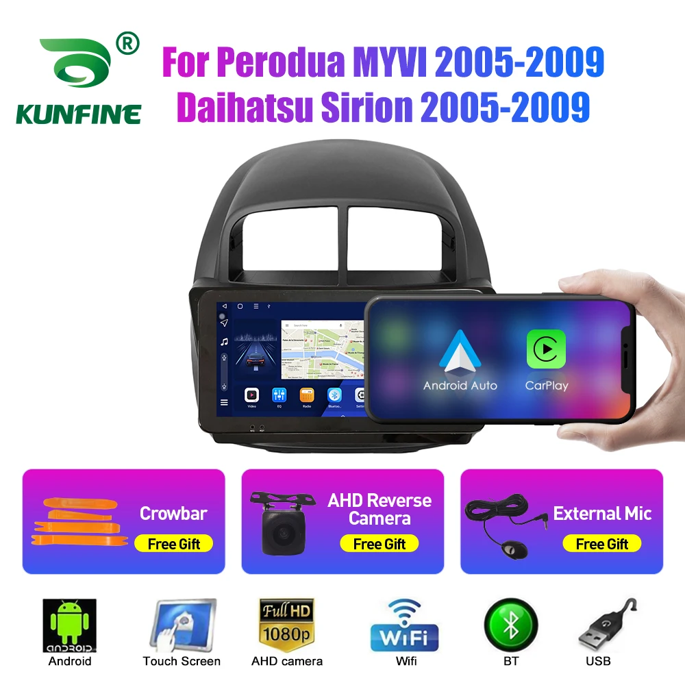 10,33 Zoll Auto Radio Für Daihatsu Sirion 2Din Android Octa Core Auto Stereo DVD GPS Navigation Player QLED Bildschirm Carplay Image