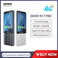 UNIWA DOOV R17 Pro Smart Touch Screen 4G Telefono cellulare Whatsapp Android 13 Tastiera Telefoni 3.54 "4GB 64GB 2300mAh Tastiera ebraica