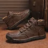 Herbst Winter Herren High Top Schuhe hand gefertigte Sohlen Angeln Camping Schuhe Herren Outdoor Bergsteiger Schuhe große Größe: 38-48