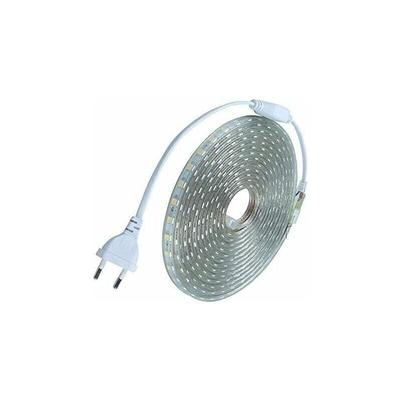 Aougo - Komplettes LED-Streifen-Set, 10 Meter, 220 v, wasserdichtes Silikon, IP68, kaltweiß 6000 Image