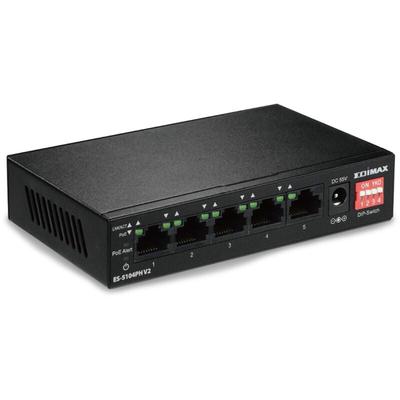 PoE Netzwerk-Switch ES-5104PH V2, Fast Ethernet, 5-port, 70 Watt - Edimax